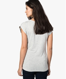 tee-shirt de grossesse a manches courtes et inscription poitrine imprime8897901_3