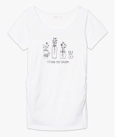 tee-shirt de grossesse imprime blanc8898201_4