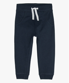 GEMO Pantalon de jogging bébé uni Bleu