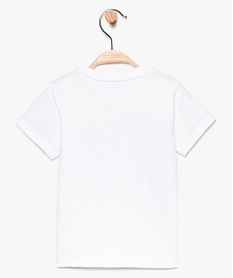 tee-shirt bebe garcon en coton bio avec inscription brodee blanc8907401_2