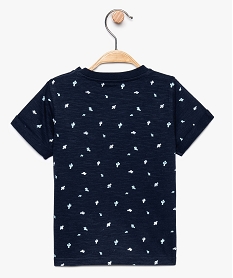 tee-shirt en coton bio pour bebe garcon avec motifs cactus imprime8907701_2