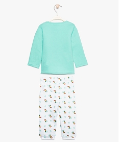 pyjama bebe garcon 2 pieces motif toucan multicolore8913801_2