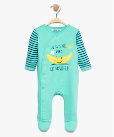 GEMO Pyjama bébé garçon en jersey de coton imprimé Multicolore