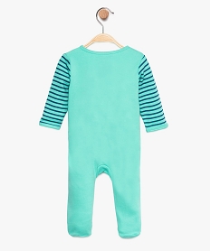pyjama bebe garcon en jersey de coton imprime multicolore8914701_2