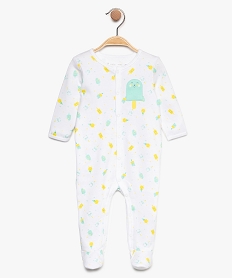 GEMO Pyjama bébé en coton avec motifs animaux Multicolore