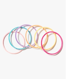 GEMO Bracelets rigides multicolores fille (lot de 6) Multicolore