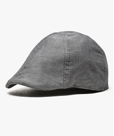 GEMO Casquette plate pour homme en toile légère Bleu