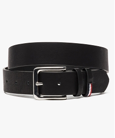 ceinture unie avec boucle metallique carree noir8930601_1