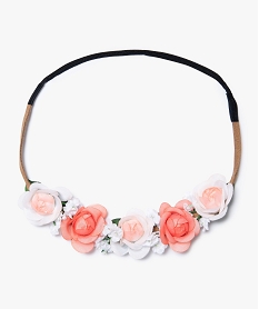 GEMO Headband avec fleurs en relief Rose