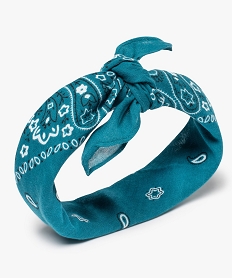 GEMO Foulard femme bandana Vert