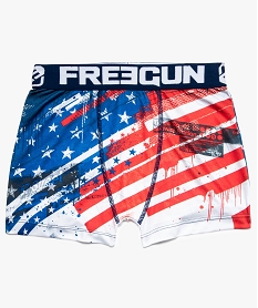 GEMO Boxer garçon microfibre drapeau américain Freegun Imprimé