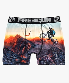 boxer en microfibre pour homme motif grands espaces - freegun multicolore boxers et calecons8949001_1