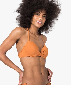 haut de maillot de bain femme dos en dentelle macrame original orange haut de maillots de bain8956201_1