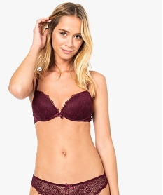 GEMO Soutien-gorge à bonnets coqués en dentelle Violet