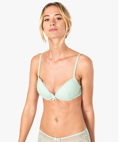 GEMO Soutien-gorge à bonnets coqués en dentelle Vert