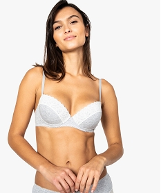 soutien-gorge balconnet en coton bio gris8962801_1