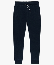 GEMO Pantalon de jogging garçon à cordon bicolore Bleu