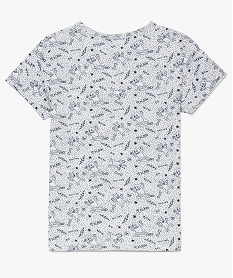 tee-shirt garcon a manches courtes imprime gris8968601_2