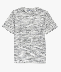 GEMO Tee-shirt garçon uni à manches courtes Gris