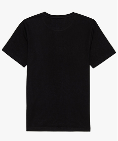 tee-shirt garcon avec inscription sur lavant noir8973601_2