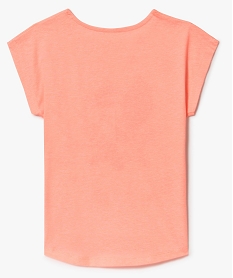 tee-shirt fille avec grand imprime fantaisie glitter rose tee-shirts8981401_2