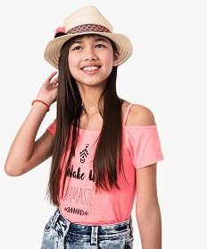 CHEMISE MULTICOLORE TEE-SHIRT NEON ROSE