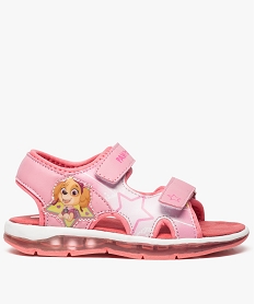 GEMO Sandales filles motifs étoiles et scratchs – La Pat’Patrouille rose standard