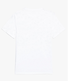 tee-shirt garcon imprime effet tie and dye blanc9008201_2