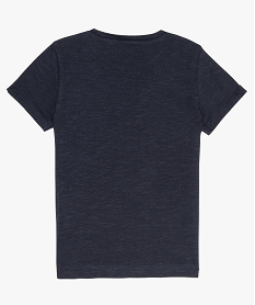 tee-shirt garcon a manches courtes avec motif skate board bleu tee-shirts9009401_2