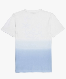 tee-shirt garcon effet tie and dye avec motif palmier bleu9010001_2
