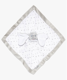 GEMO Doudou plat avec figurine au centre - Disney Gris