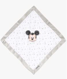 GEMO Doudou plat avec figurine au centre - Disney Gris