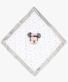 doudou plat avec figurine au centre - disney rose9027801_1