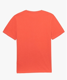 tee-shirt garcon avec motif palmier sur lavant orange9032401_2