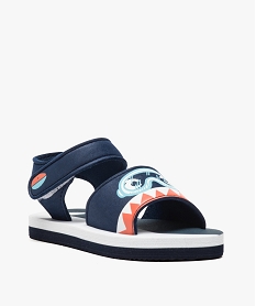 sandales garcon avec motif masque de plongee bleu9033701_2