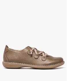 SANS GENRE NOIR CHAUSSURE PLAT TAUPE