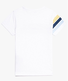 tee-shirt garcon avec motif estival sur lavant blanc9044701_2