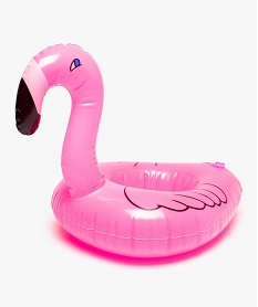 GEMO Porte gobelet gonflable en forme de flamant rose Rose