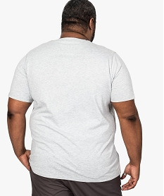 tee-shirt homme avec inscription humoristique sur lavant gris9048701_3