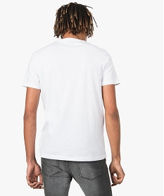 tee-shirt homme avec motif nirvana sur lavant blanc9069201_3