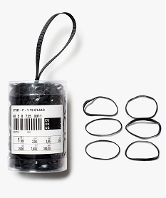 GEMO Élastiques à cheveux petit format (lot de 200) noir standard