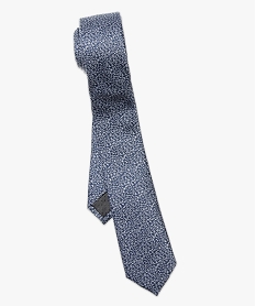 cravate homme avec fins motifs bleu9074701_2