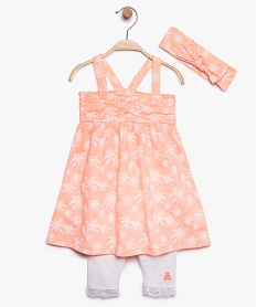 GEMO Ensemble bébé fille 3 pièces - Lulu Castagnette Multicolore