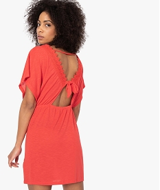 SANS GENRE BLANC ROBE CERISE