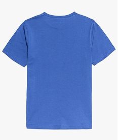 tee-shirt garcon avec large inscription sur lavant bleu9095301_2