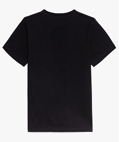 tee-shirt garcon avec inscription fantaisie sur lavant noir9095601_2