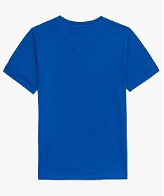 tee-shirt garcon avec inscription inversee bleu9105401_3