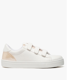GEMO Tennis femme avec empiècements scintillants et femeture scratch blanc standard