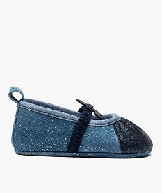 GEMO Chaussons de naissance fille façon ballerines – Lulu Castagnette Bleu