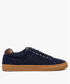 GEMO Basket homme en toile chaude bleu chine